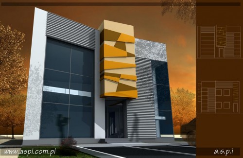 Budynek usługowo-przemysłowy EKOPROMAL - aspi - Projekty budowlane, architektoniczne, wykonawcze elementów, inwestycje